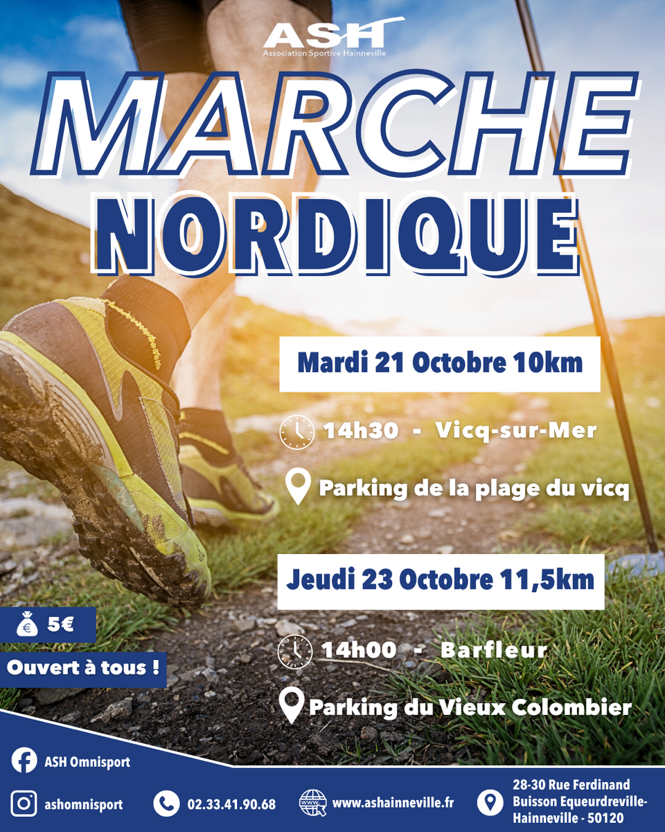 Marches Nordiques - Vacances d'automne