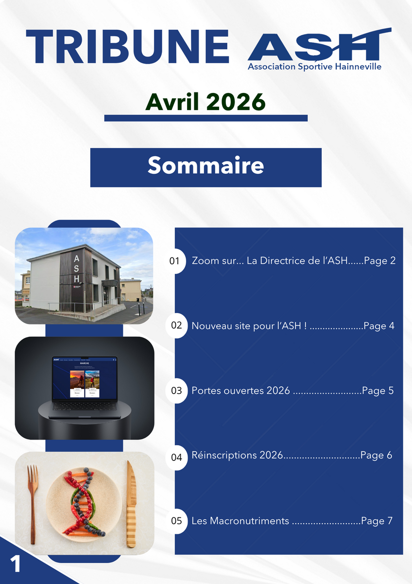 La Newsletter d'Avril est en ligne !