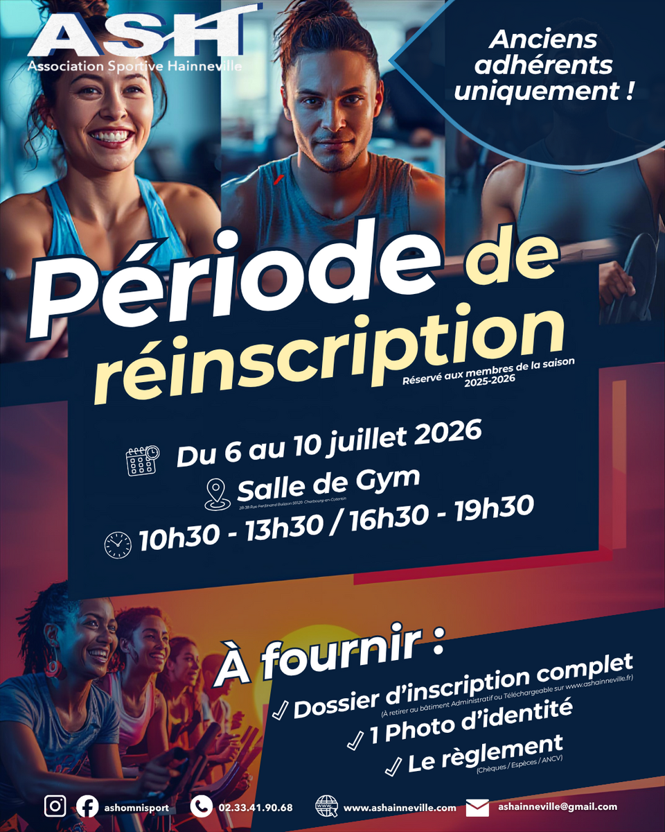 Périodes réinscriptions - inscriptions