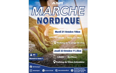 Marches Nordiques - Vacances d'automne